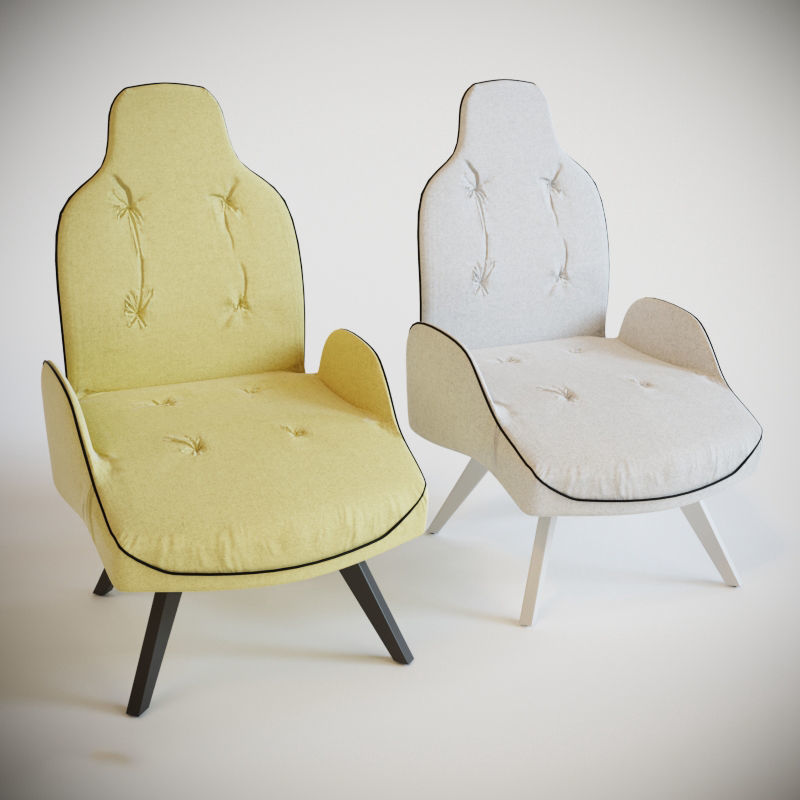 Excellent Chair Series 3D model_34