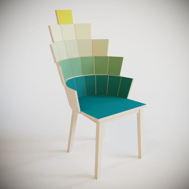 Excellent Chair Series 3D model_60