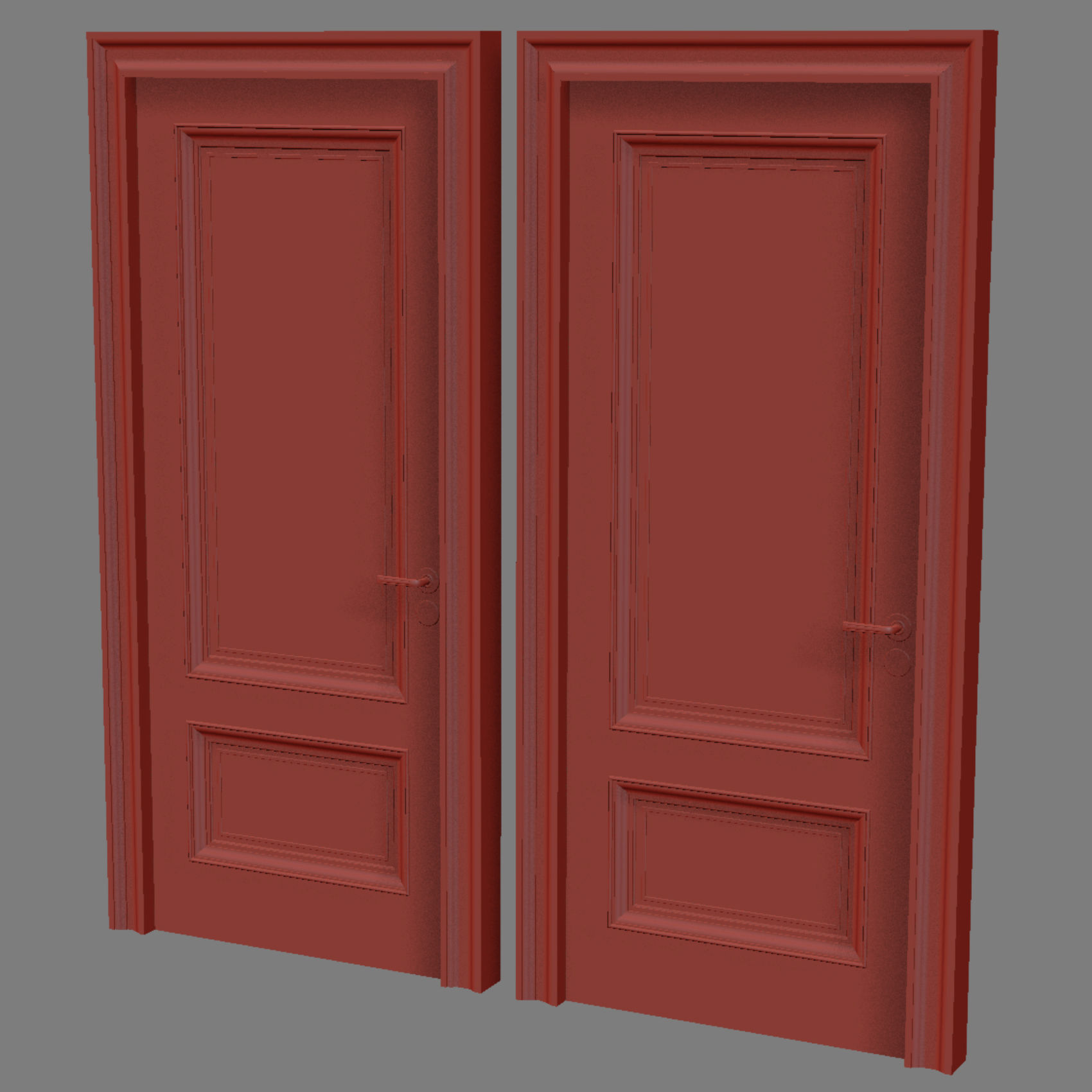 DOORSDOORS door with two doors 3D model_4