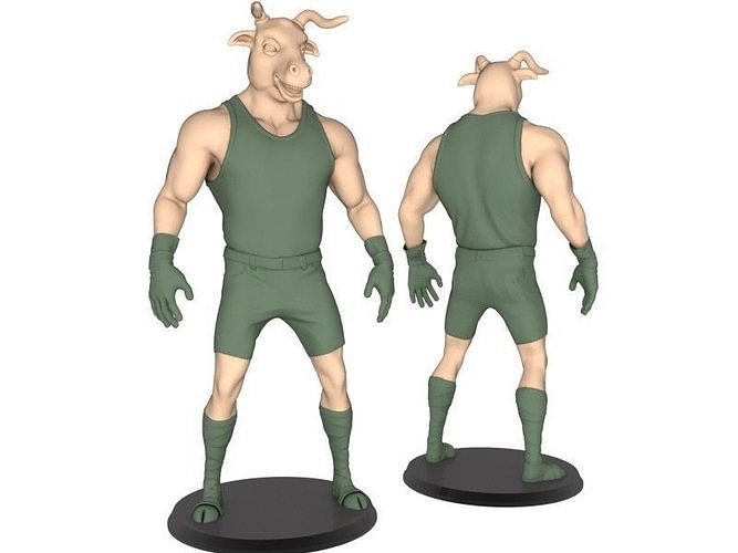 Beast Man Of OX 3D print model