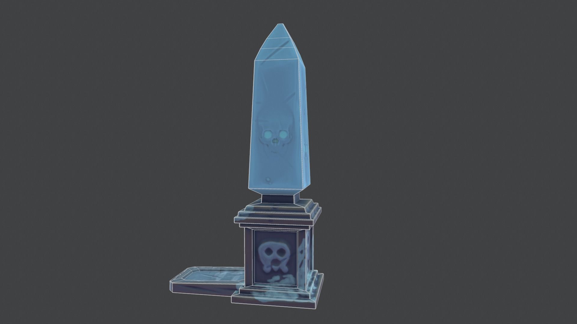 low poly christal sword with glow Texture_1