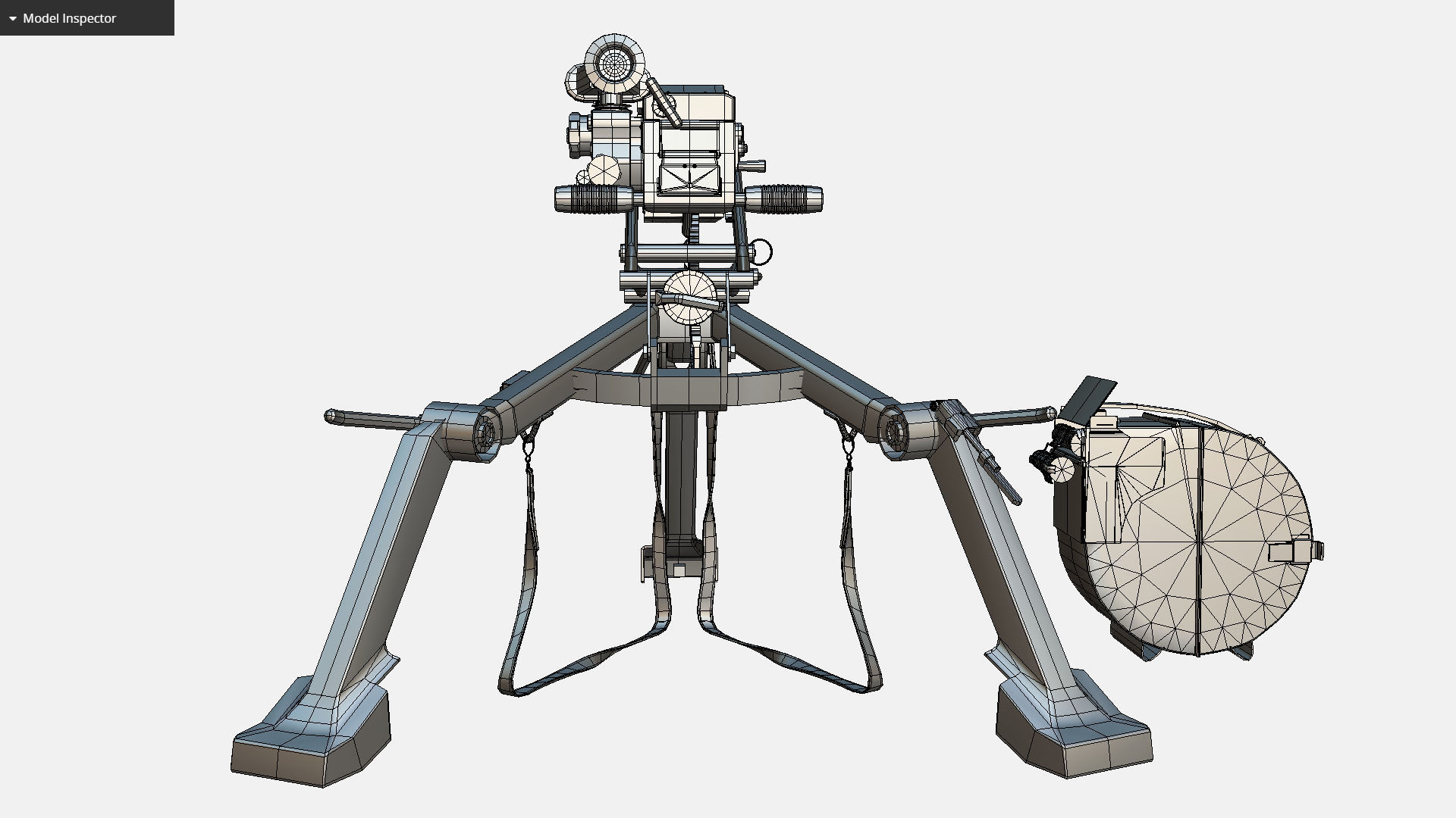 Soviet AGS-17 Plamya automatic Grenade Launcher Low-poly 3D model_12