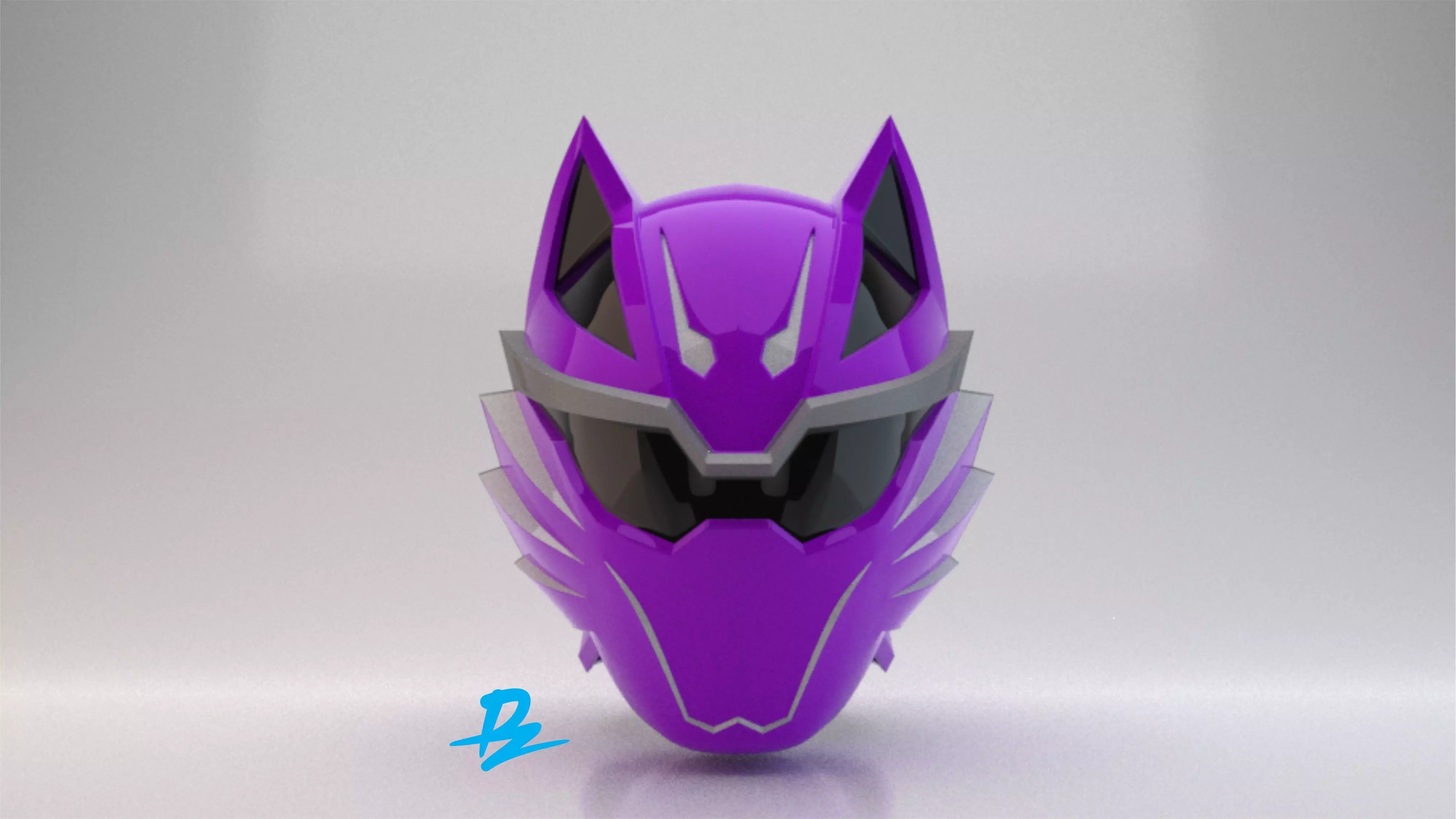 Mask Gekiranger Geki Violet 3D print model
