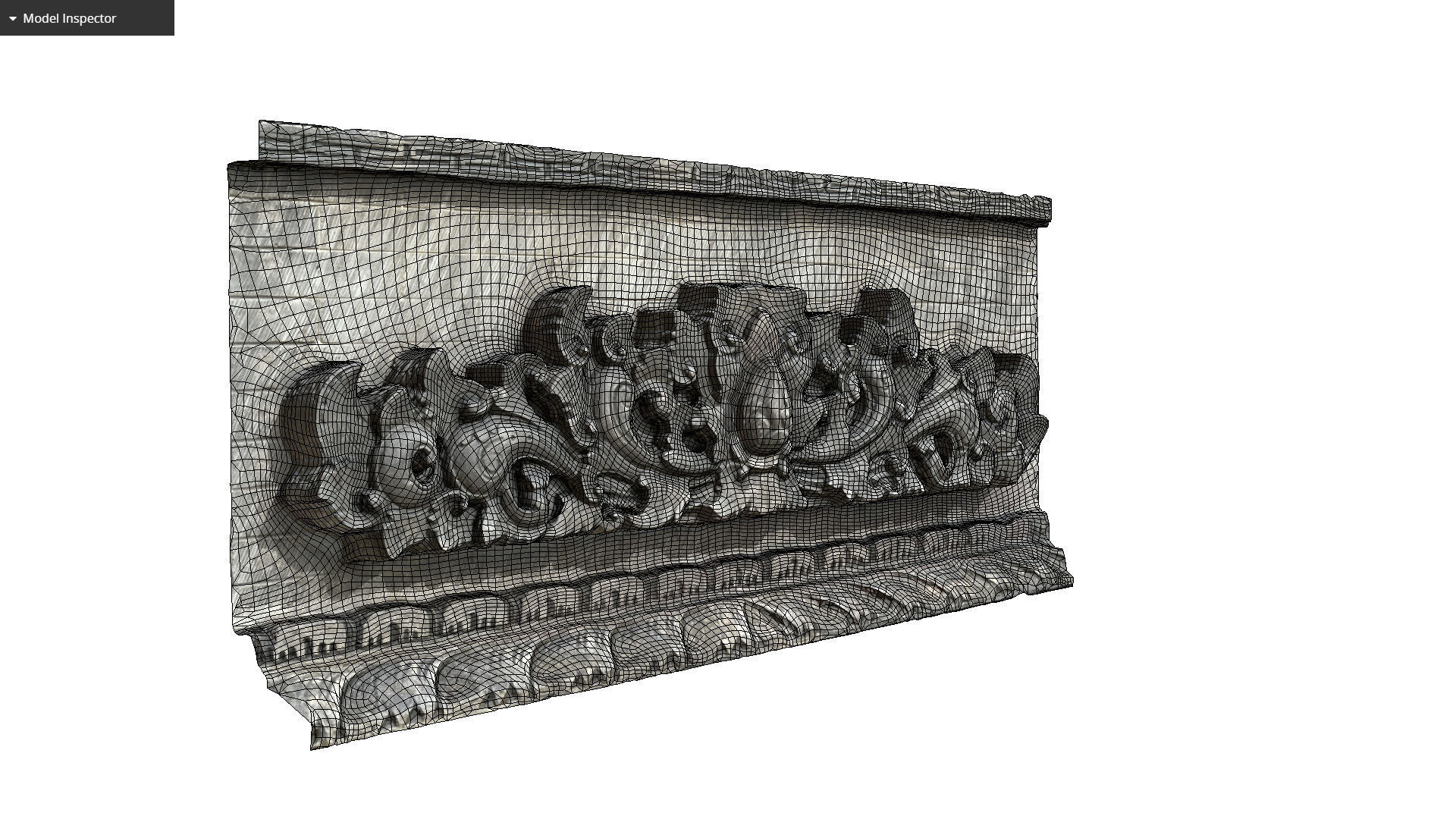 Balinese Wall Barelief Decorative Ornament 3D model_6