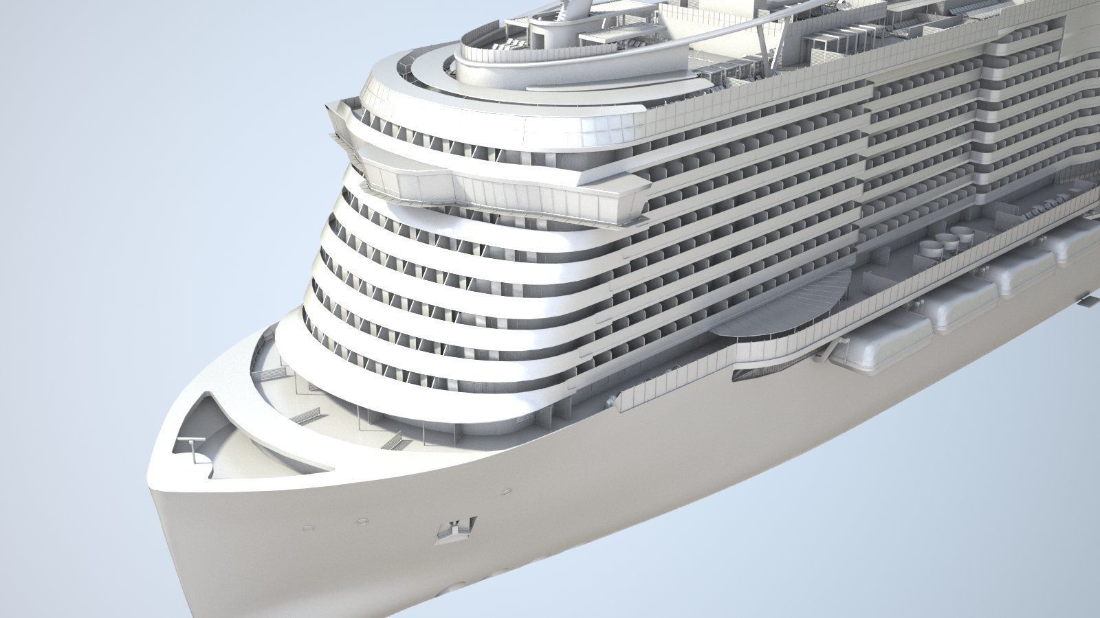 Costa Smeralda cruise ship 3D model_15