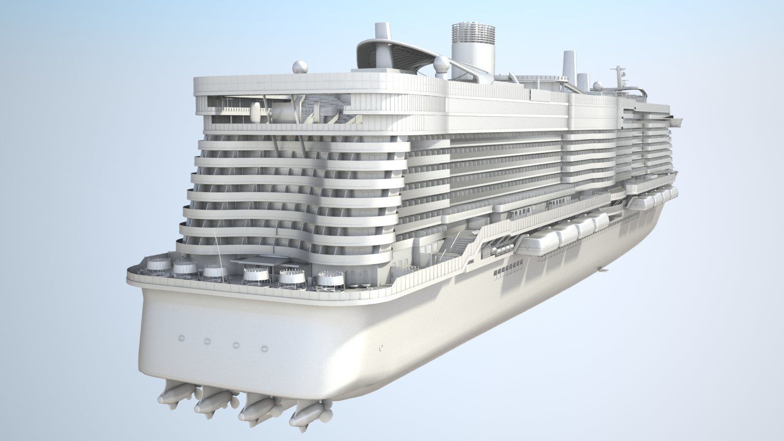 Costa Smeralda cruise ship 3D model_16