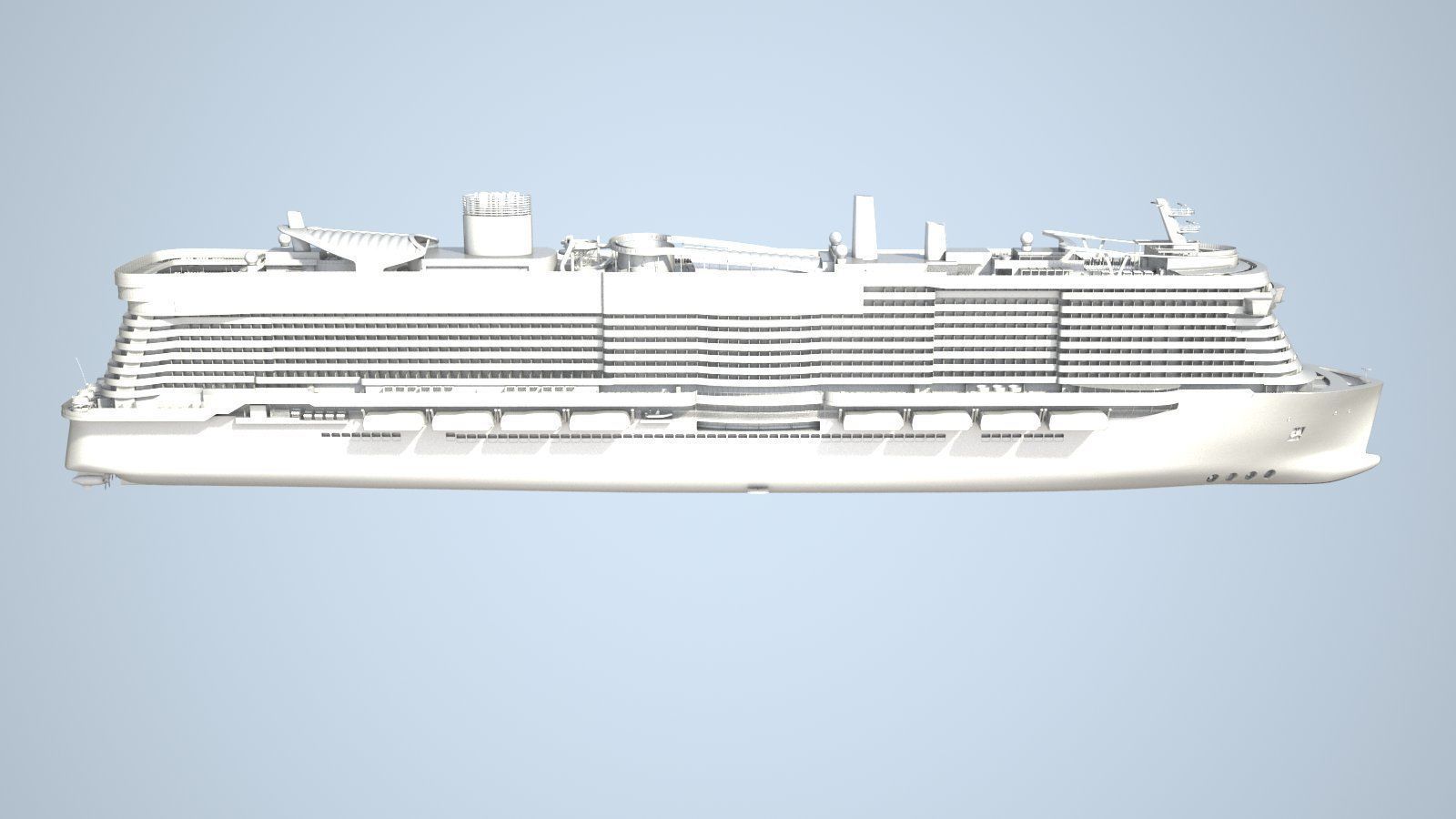 Costa Smeralda cruise ship 3D model_17