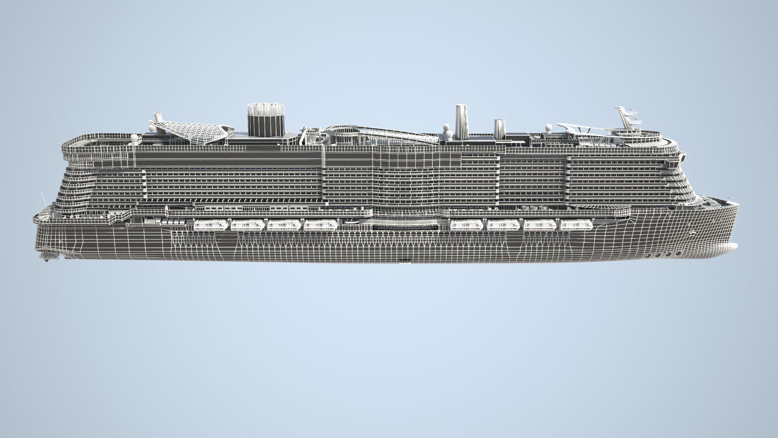 Costa Smeralda cruise ship 3D model_21