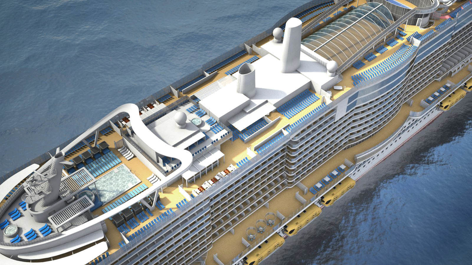 Costa Smeralda cruise ship 3D model_9