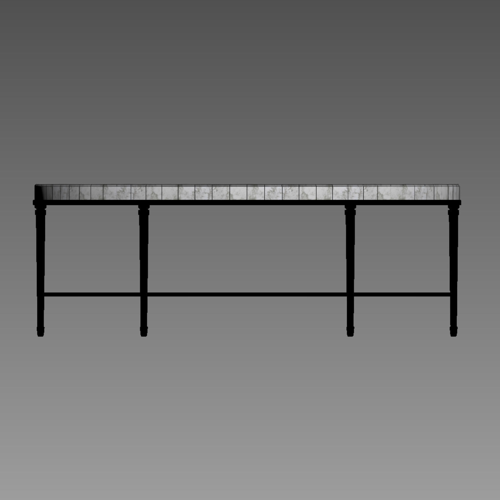 Cynthia Rowley for Hooker Furniture Aura Round Coffee Table 3D model_1