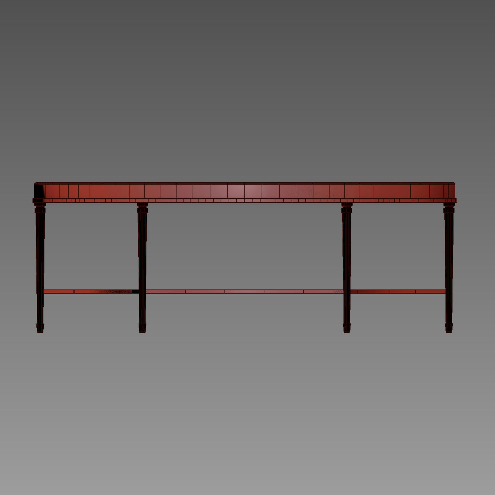 Cynthia Rowley for Hooker Furniture Aura Round Coffee Table 3D model_2