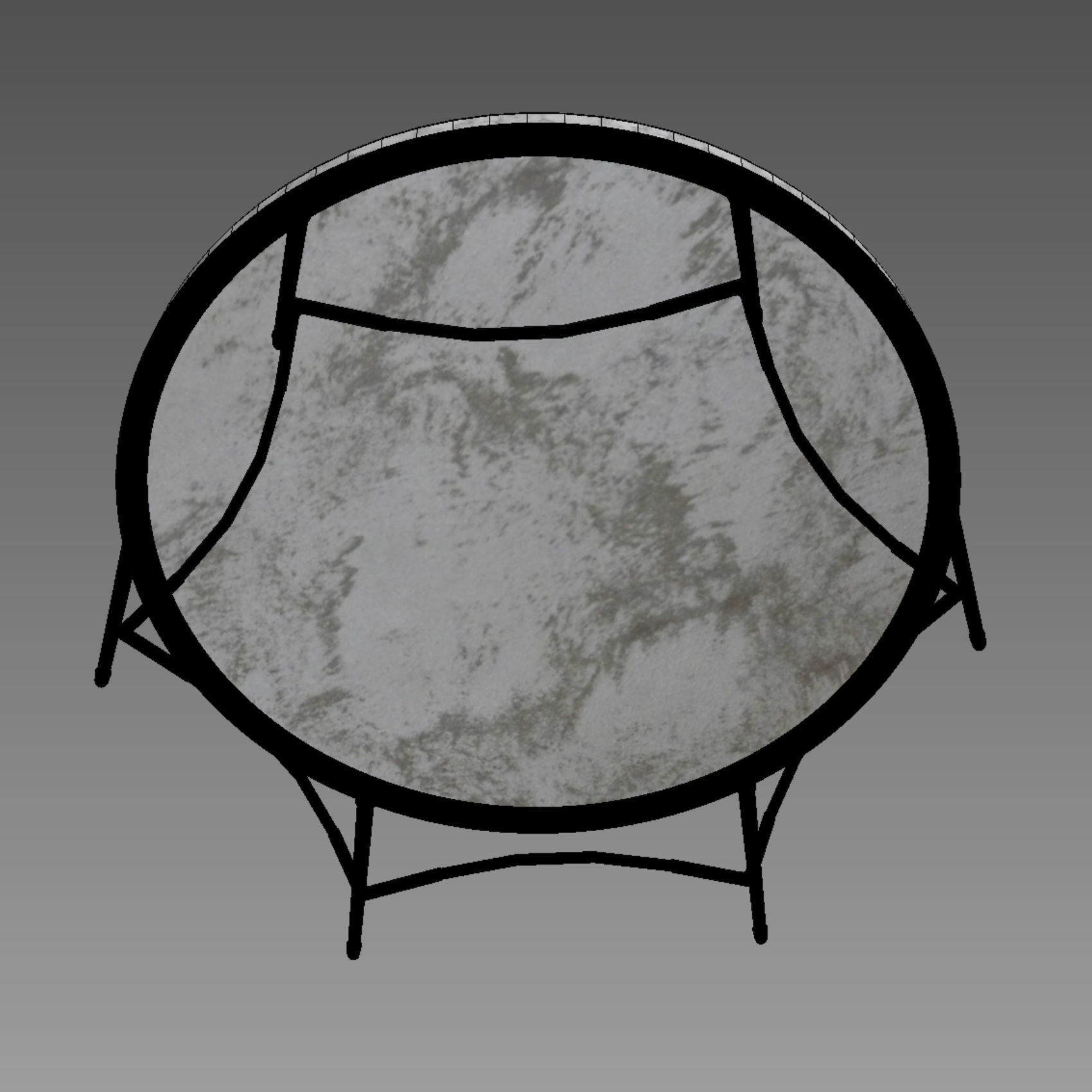 Cynthia Rowley for Hooker Furniture Aura Round Coffee Table 3D model_7