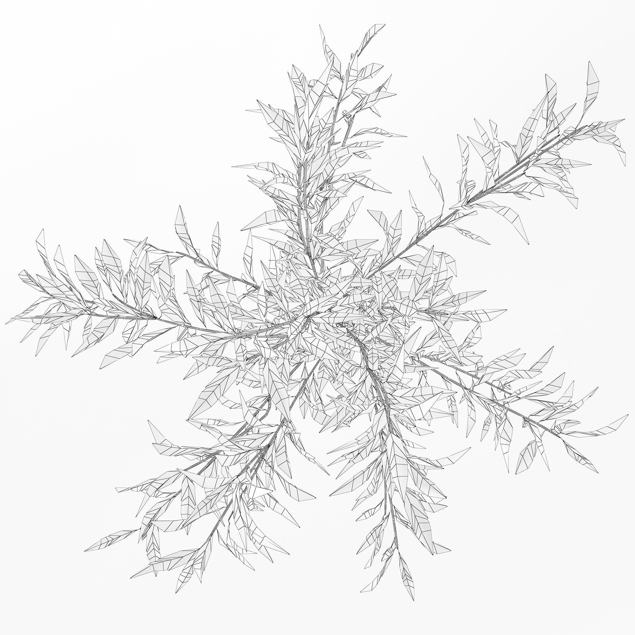 Branches in a vase 007 3D model_10