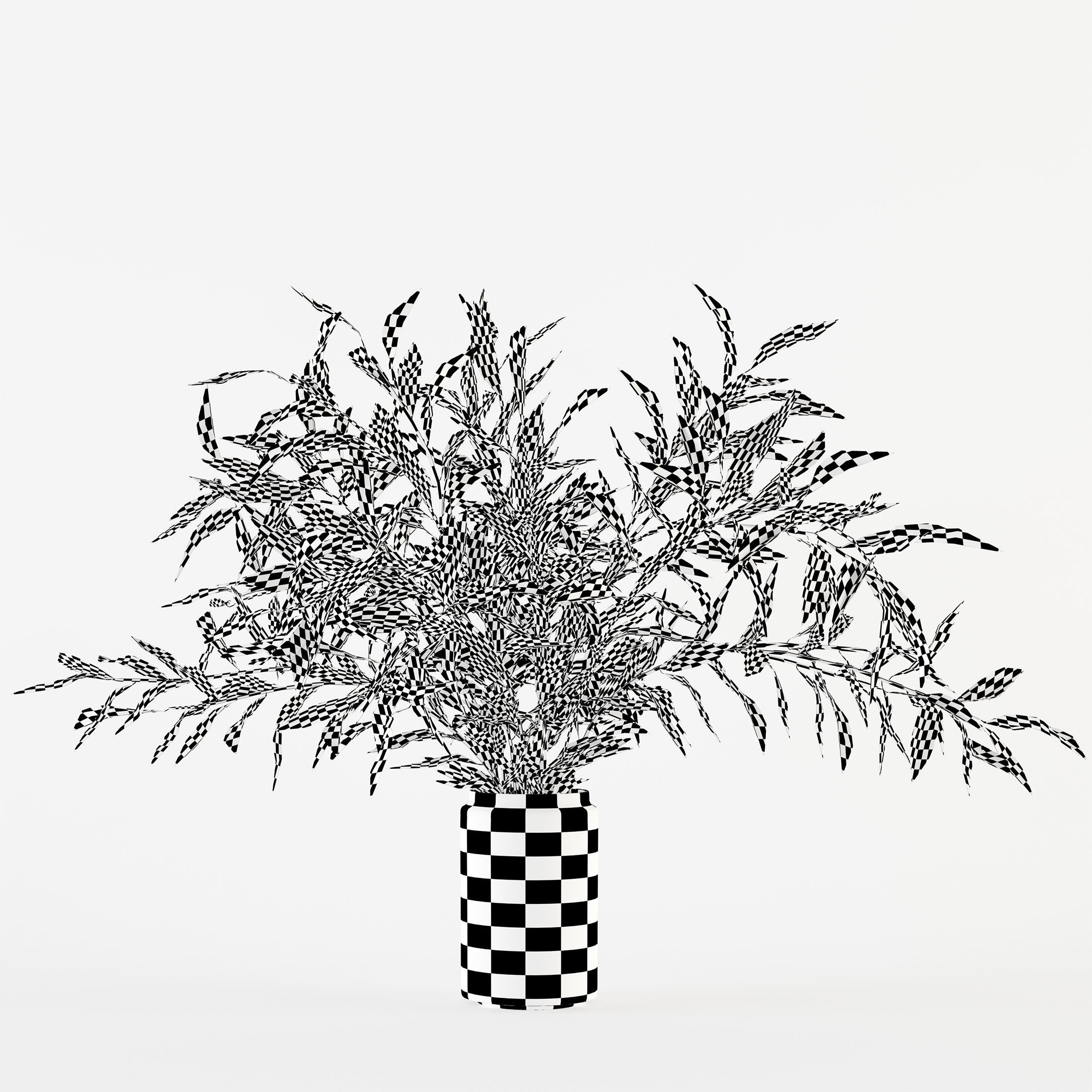 Branches in a vase 007 3D model_8
