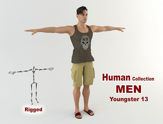 Youngster 13 3D model