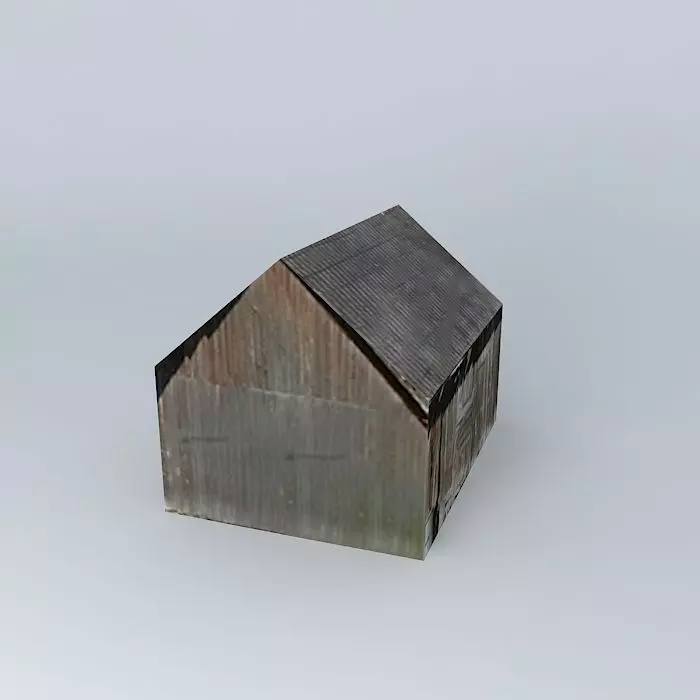 humno metal shed Free 3D model_0