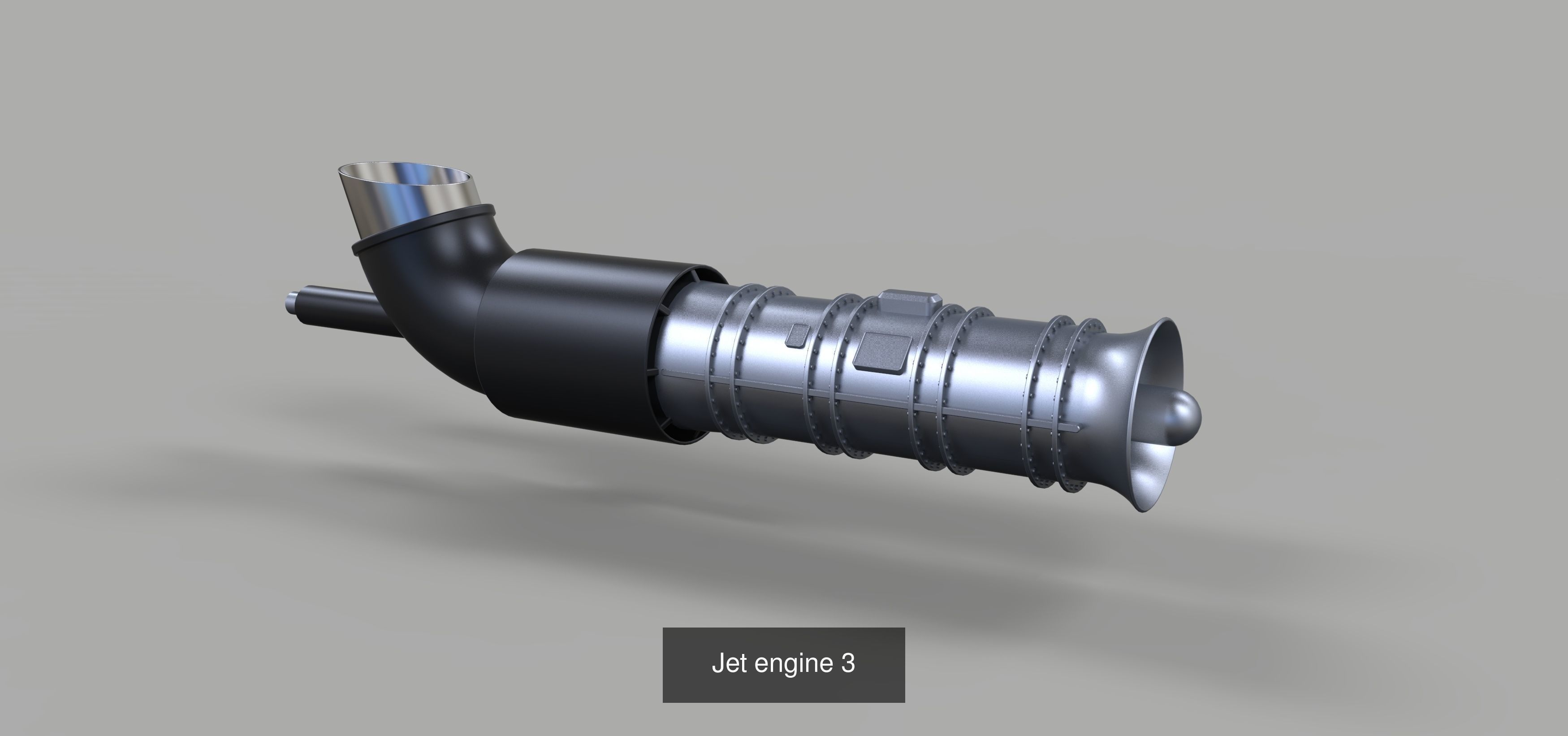 Jet and rocket engines 3D Model Collection_3