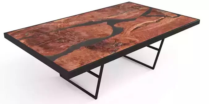 River Coffee Table Walnut
