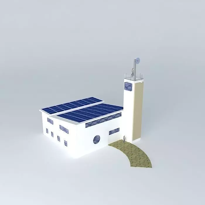 Net Zero Container Home Free 3D model_0