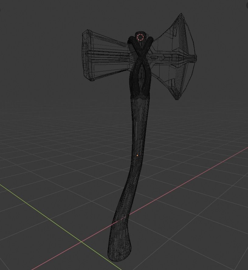 The Stormbreaker axe 3D model_15