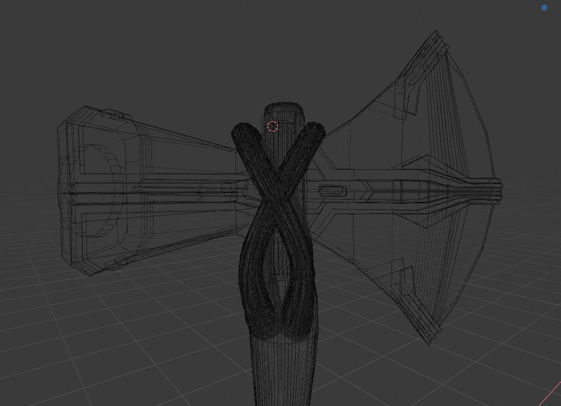 The Stormbreaker axe 3D model_16