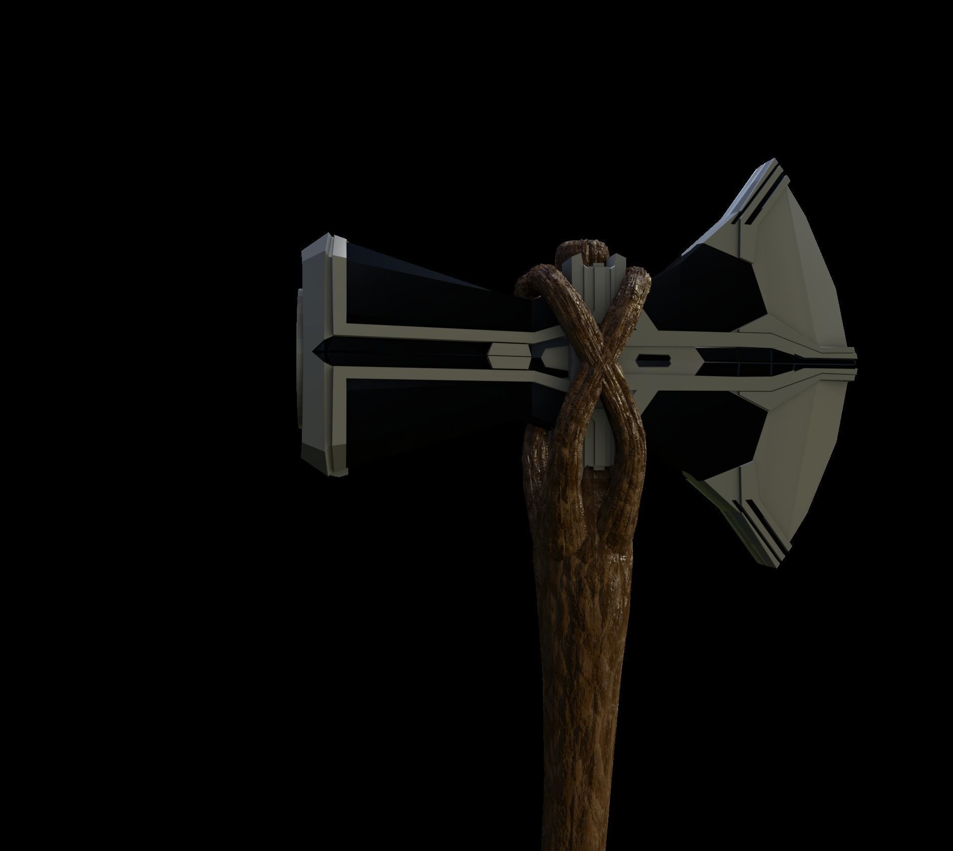 The Stormbreaker axe 3D model_5