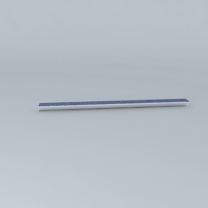 Solar Power Feed Bunk Example Free 3D model_1