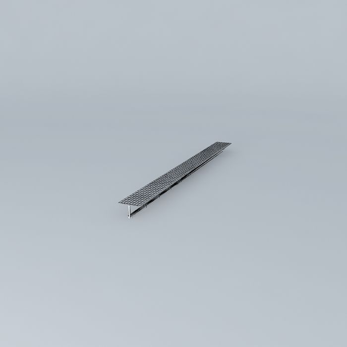 Solar Power Feed Bunk Example Free 3D model_4