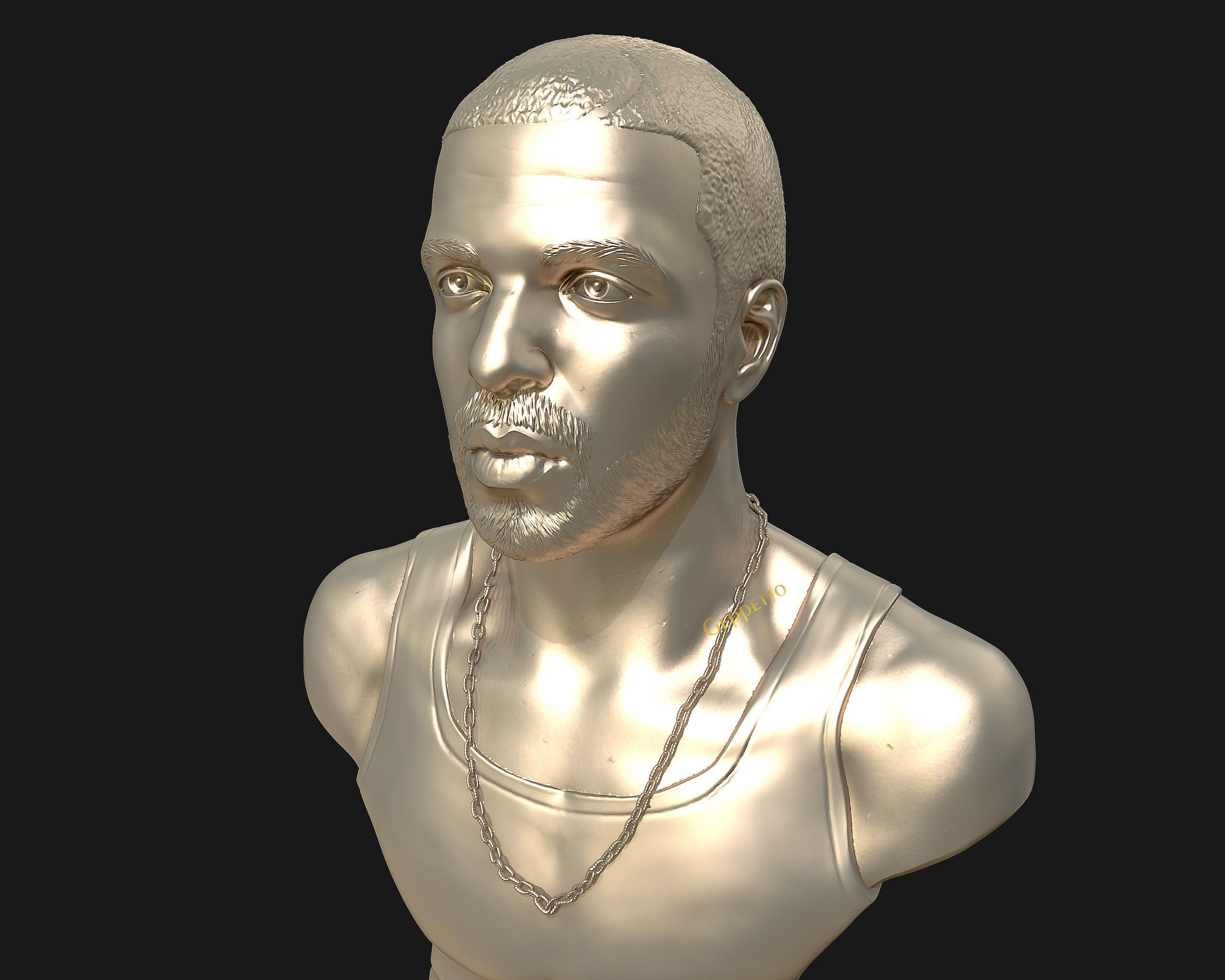 Drake sculpture Ready to Print 3D print model_24