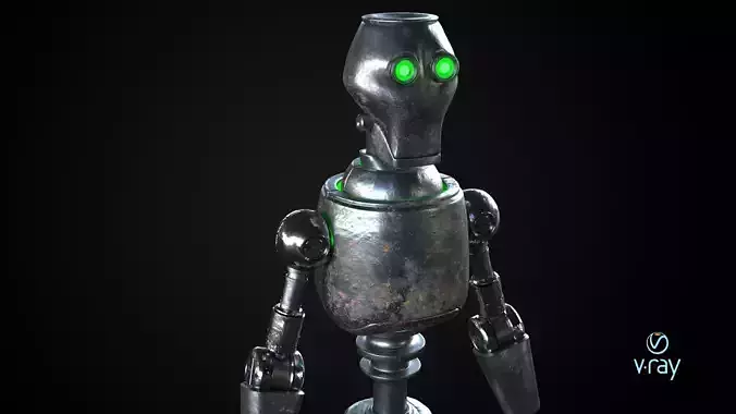 Game Robot  Low-poly 3D model