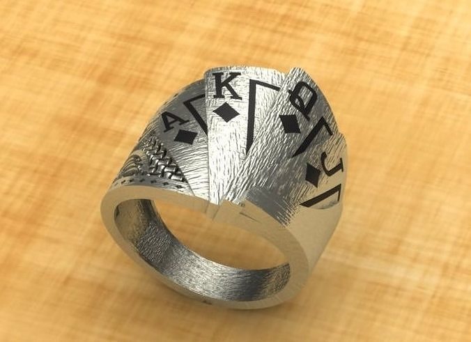 MAN RING 3D print model