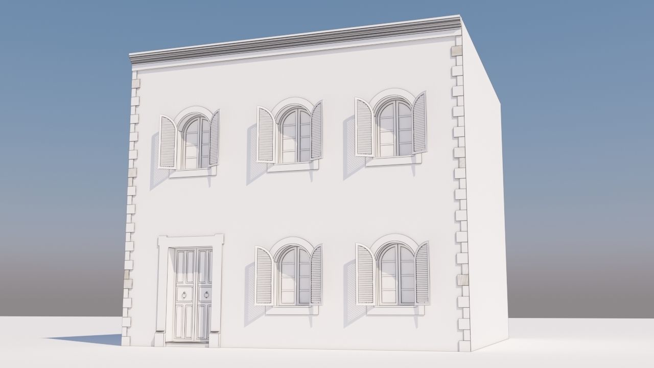 Mexican House 3D model_8