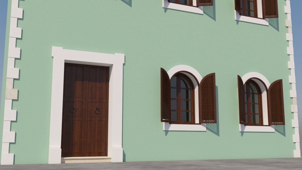 Mexican House 3D model_5