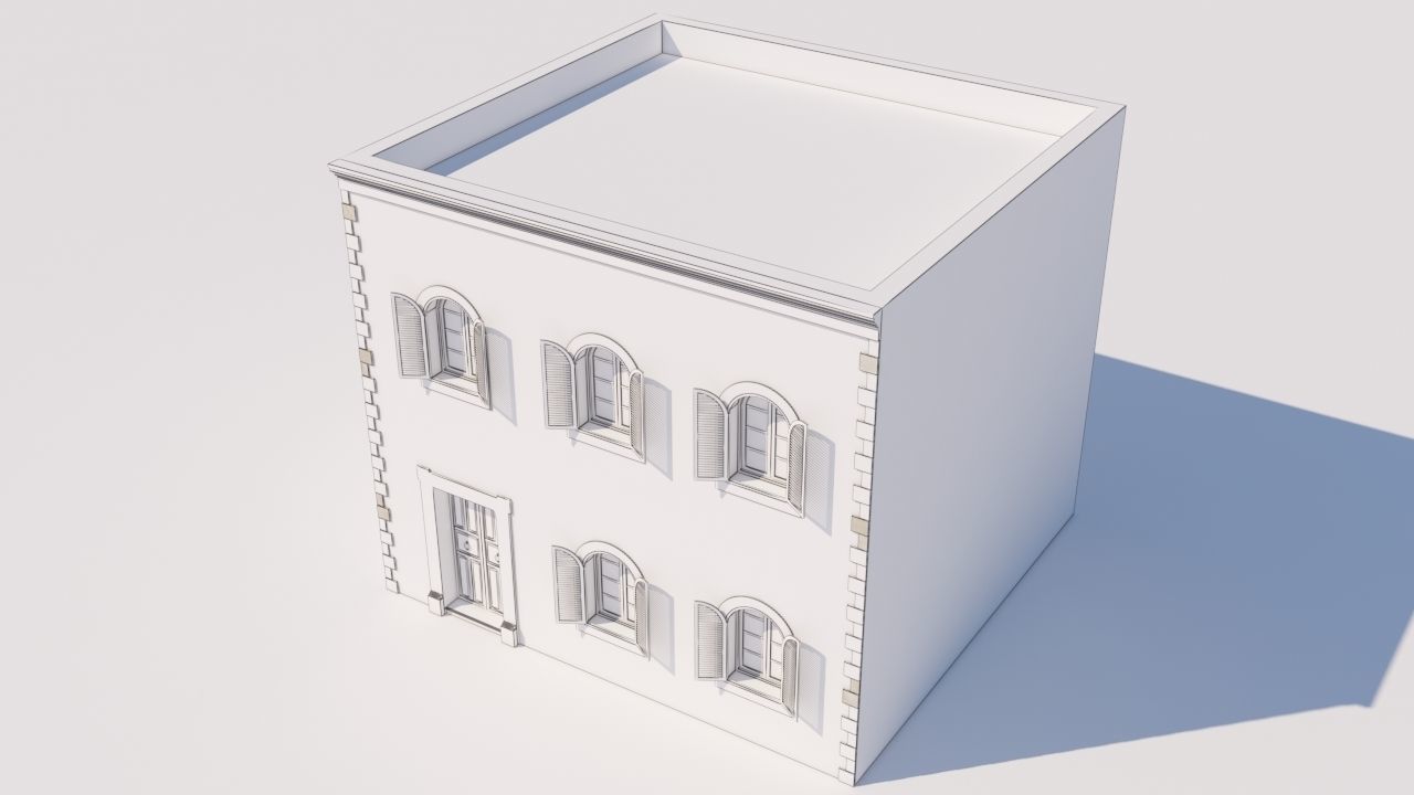 Mexican House 3D model_9