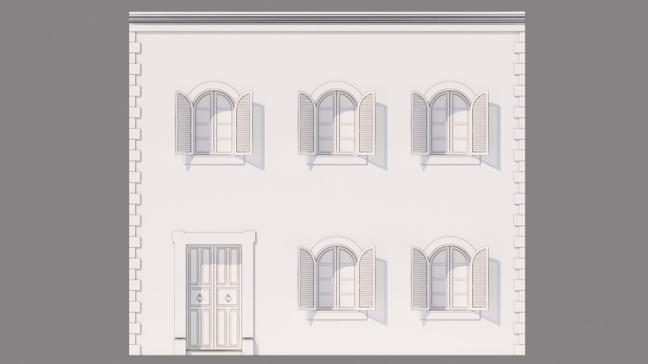 Mexican House 3D model_10