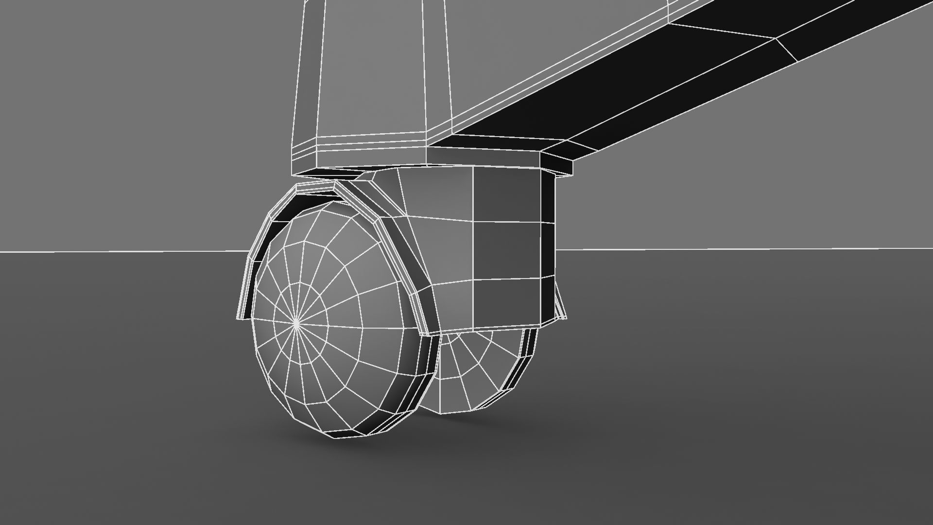 Chair office 3D model_9