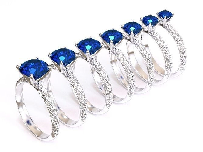 Cordoba Engagement Ring 3D print model