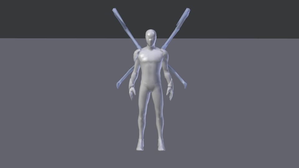 Spider-Man from Infinity War and Endgame Low-poly 3D model_12
