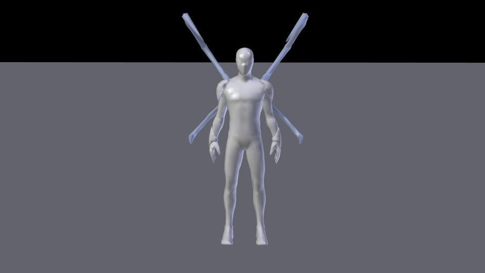 Spider-Man from Infinity War and Endgame Low-poly 3D model_13