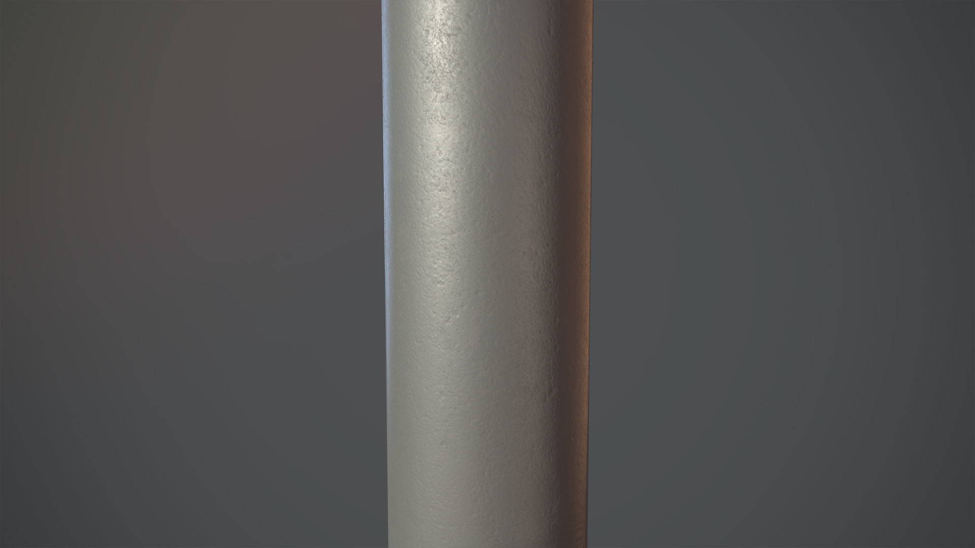 Barrier Bollard pack 3 Gray v1 Low-poly 3D model_5