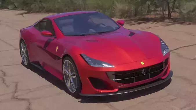 Ferrari Portofino 2019 3D model