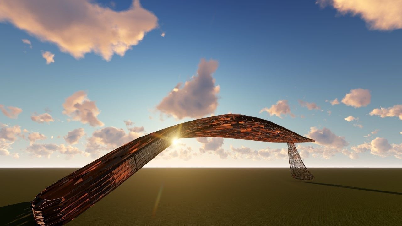 Shading device 3D model_1