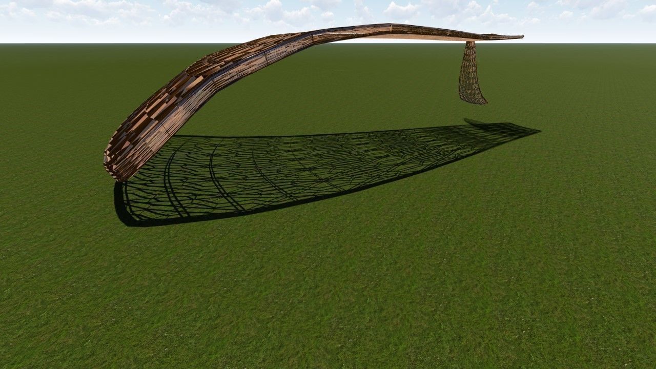 Shading device 3D model_3