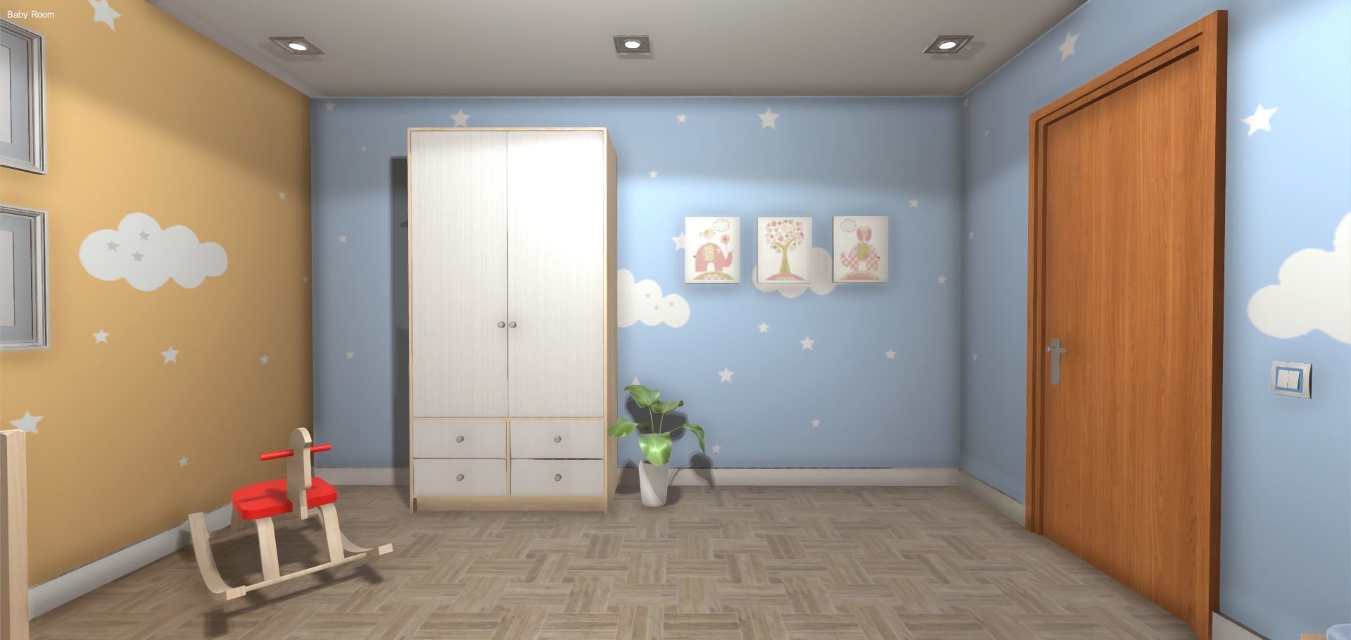Baby Room 3D model_9