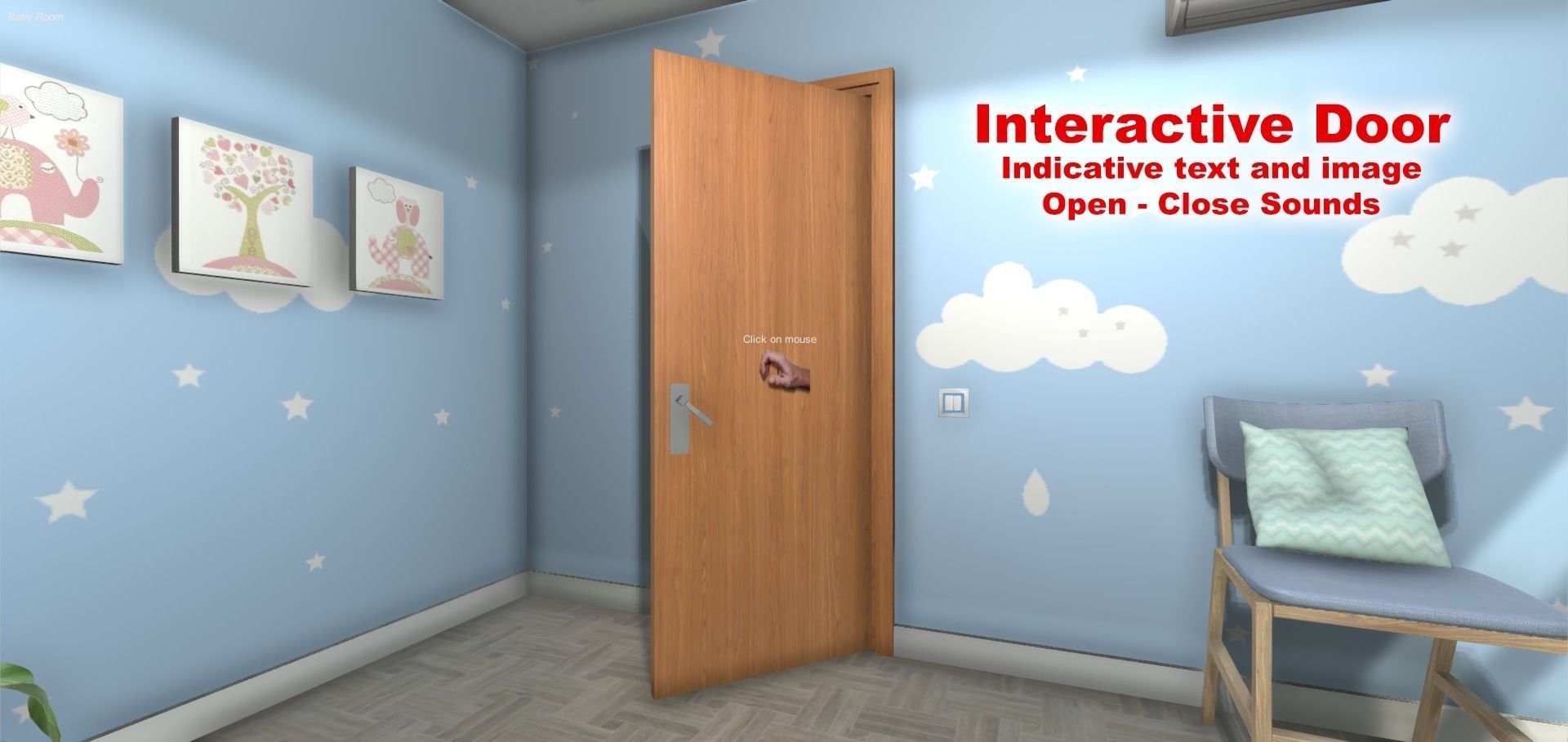 Baby Room 3D model_5