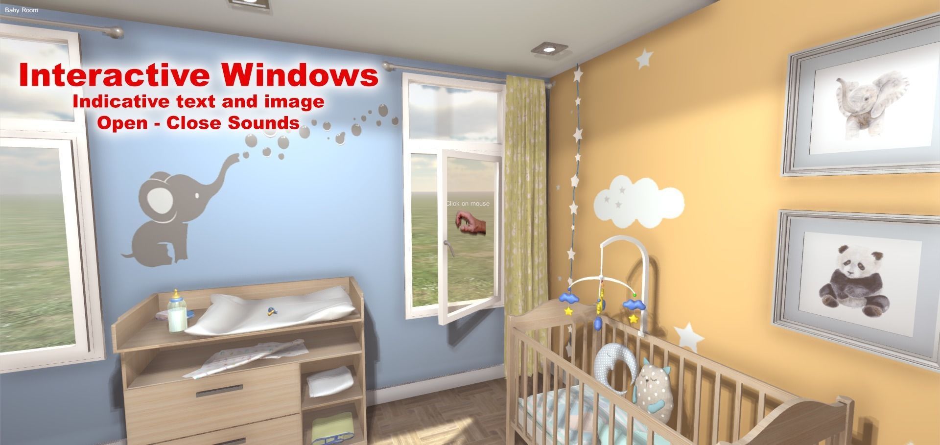 Baby Room 3D model_6