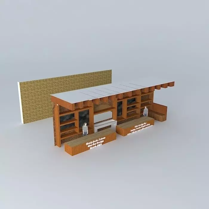 Design Build Project for Shady Jacks Saloon, Downtown St Loui... Free 3D model
