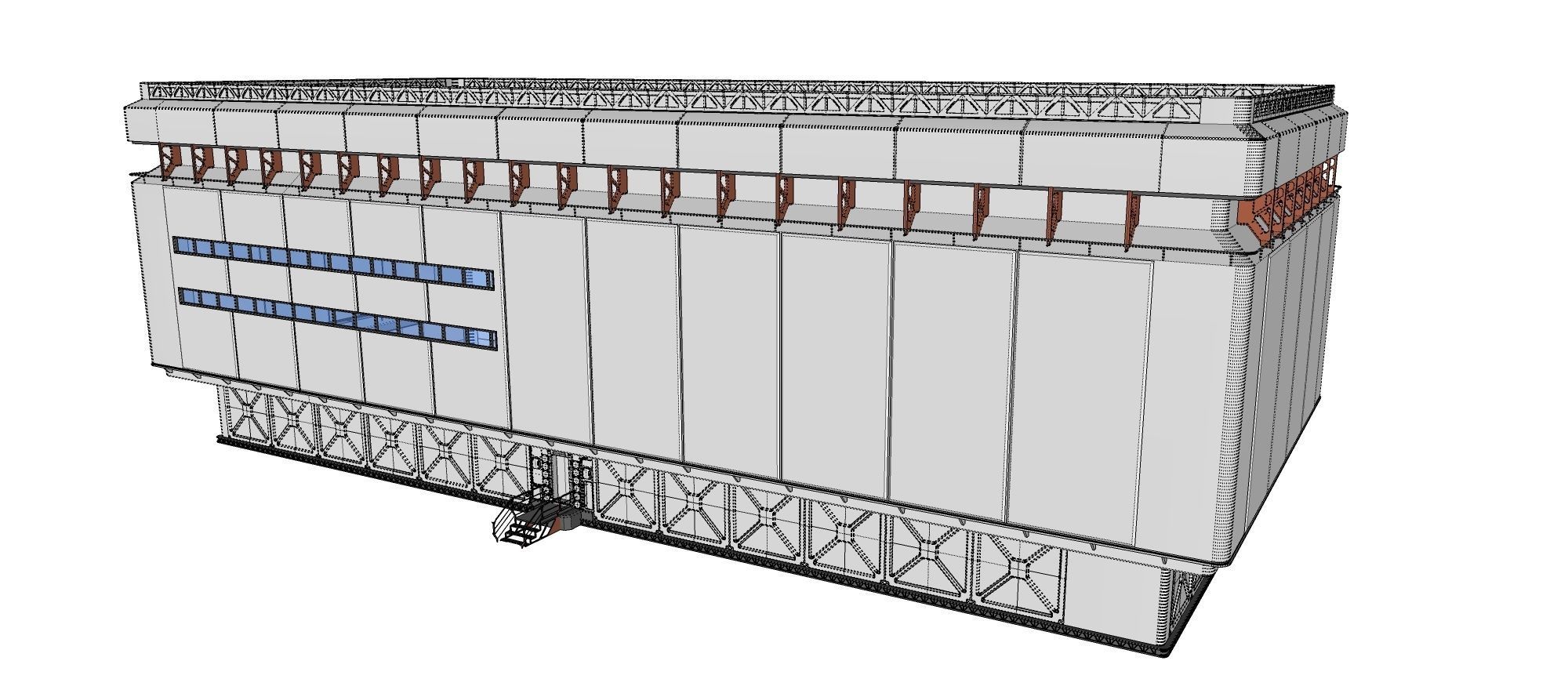 sci-fi architecture 9 3D model_18