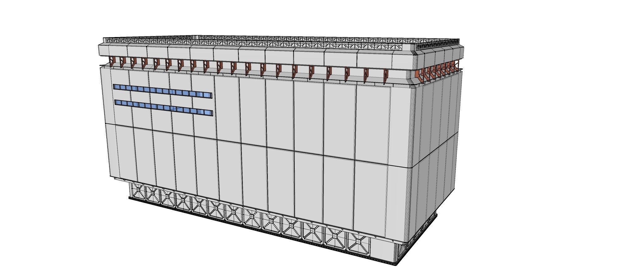 sci-fi architecture 9 3D model_21