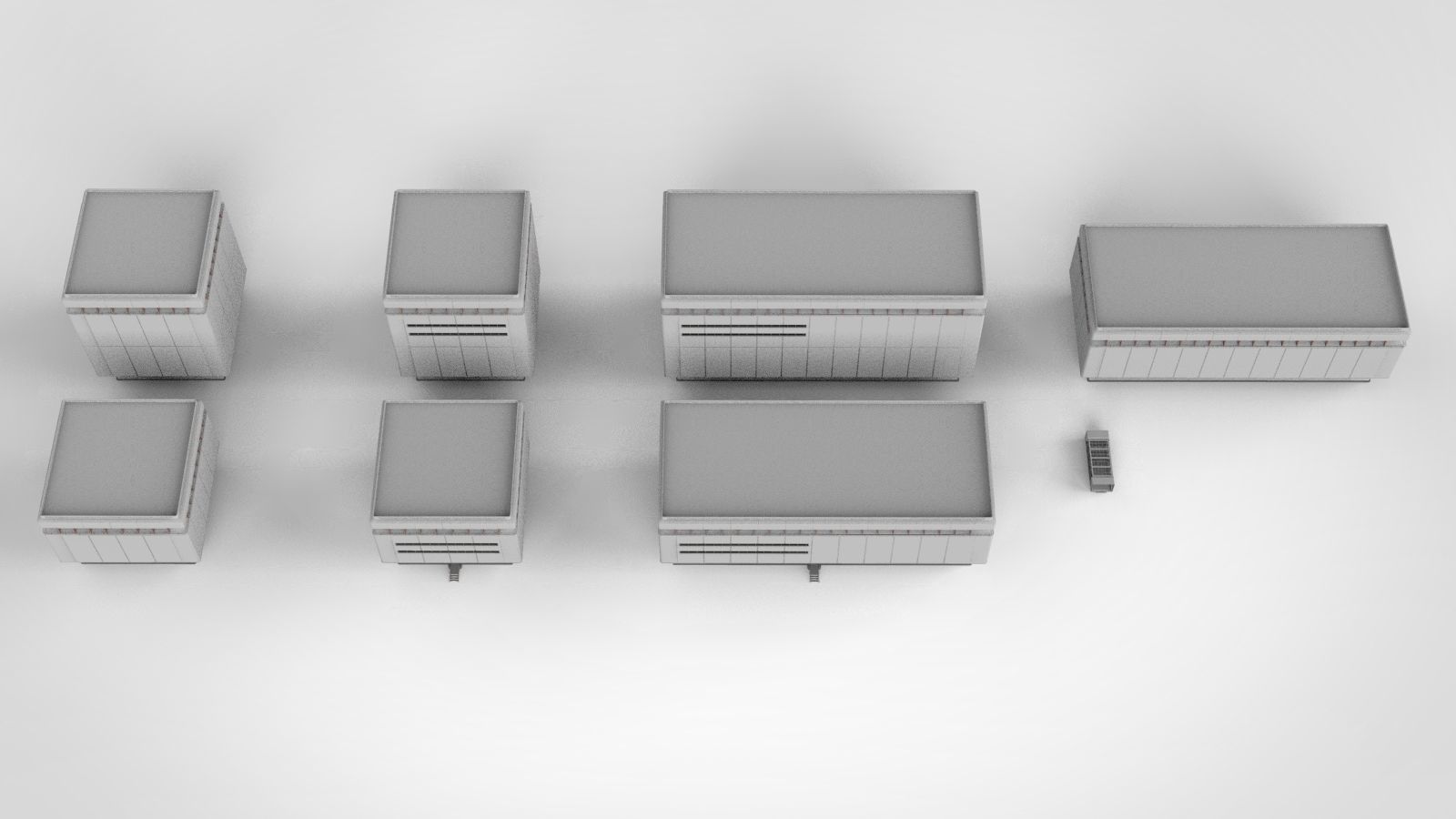 sci-fi architecture 9 3D model_2